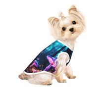 Camiseta sin mangas con estampado de hongos mágicos para perros y gatos, ropa de moda, fiesta, caminar, vacaciones