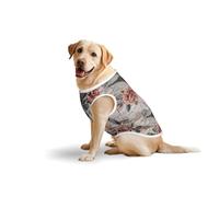 Camiseta sin mangas con estampado de la Torre Eiffel de París para mascotas, transpirable, ligera, sin mangas