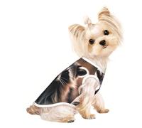Camiseta sin mangas con estampado de mapache lindo (1) para mascotas, ropa de moda para interiores y exteriores, uso diario, fiesta