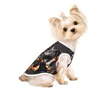 Camiseta sin mangas con estampado de tres perros salchichas, bonita camiseta transpirable para cachorros pequeños, gatitos, uso en interiores y exteriores