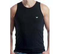 Camiseta Sin Mangas De Cuello Redondo En Algodón Elástico Emporio Armani