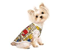 Camiseta sin mangas de tela de barro africano con estampado tribal para perros y gatos, suave, elástico, para interiores y exteriores