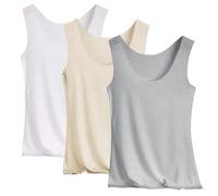 Camiseta sin mangas de verano para mujer, chaleco de verano para mujer, camiseta sin mangas modal del Reino Unido, camisetas de verano elásticas, lisas, sin mangas, súper suave, con tirantes anchos