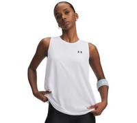 Under Armour Camiseta de tirantes Tech para mujer Blanco/Negro Talla L