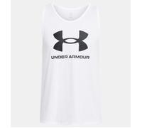 Camiseta Sin Mangas Hombre UNDER ARMOUR Sportstyle Logo 1382833 100 Blanco