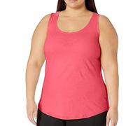 Camiseta sin mangas informal para mujer, talla grande, sin mangas, para verano, para yoga, activa, para mujer, hot pink, 5XL