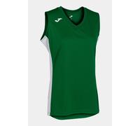Camiseta Sin Mangas Joma Cancha III Verde Blanco - Camiseta Sin Mangas Niña MKP