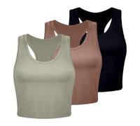Camiseta Sin Mangas Mujer - Camisetas Tirantes Mujer Tank Top Sexy Blusa Verano Camisolas Cuello V Chaleco Deportivo Ropa