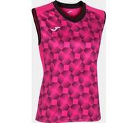 Camiseta sin mangas mujer supernova iii rosa flúor negro S