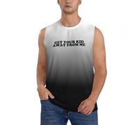 Camiseta sin Mangas para Hombre Aléjate de mí para niños, Camisetas sin Mangas con músculos, Entrenamiento en el Gimnasio