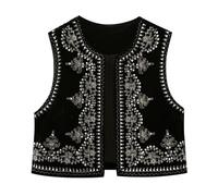 Camiseta sin mangas para hombre, chaleco festivo de príncipe árabe, chaleco de verano, chaleco de sultán oriental, chaleco sin mangas, frente abierto, chaqueta con ribete dorado, ropa de Halloween