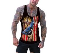 Camiseta sin Mangas para Hombre con Gato Lindo Impreso en 3D veraniega Casual novedosa de poliéster para Gimnasio Entrenamiento y Culturismo