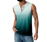 Camiseta Sin Mangas para Hombre Gym Camisetas De Tirantes para Hombre Diario Vestir Estilo Casual Actividades Exterior Comodo Versatil Verano Ropa Sleeveless tee Running Camisa Hawaiana Verano