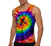 Camiseta sin mangas para hombre, multicolor, con bandera de arcoíris, camiseta de tirantes LGBTQ, camiseta para el orgullo Gay Pridemonth LGBT, camiseta deportiva para la playa, sin mangas, sin mangas