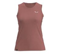 Camiseta sin mangas para mujer Salewa Puez Sporty Dry W Tankt Talla: L / Color: rosa/blanco