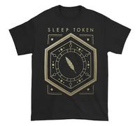 Camiseta Sleep Token Emergence Feathered Host para hombre, color negro, Negro -, Medium