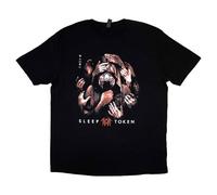 Camiseta Sleep Token Grabbing Hands, Negro -, Large