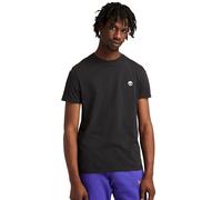 Camiseta slim de cuello redondo Dunstan River Hombre Talla XL. Color Negro