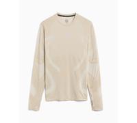 Camiseta Slim de manga larga ASICS Road Seamless para hombre Ref. 2011D356-100 Color Beige Talla XL