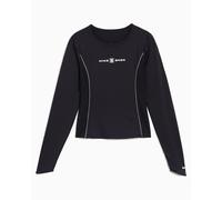 Camiseta Slim de manga larga Nike Sportswear Shox para mujer Negro XL