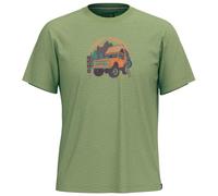 Camiseta Smartwool Long Weekend Short Sleeve Graphic Tee Talla: XL / Color: verde