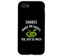 Camiseta Snakes Make Me Happy, You Not So Much Snake Carcasa para iPhone SE (2020) / 7/8