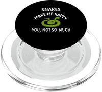 Camiseta Snakes Make Me Happy, You Not So Much Snake PopSockets PopGrip para MagSafe