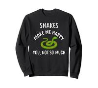Camiseta Snakes Make Me Happy, You Not So Much Snake Sudadera