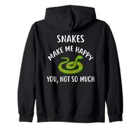 Camiseta Snakes Make Me Happy, You Not So Much Snake Sudadera con Capucha
