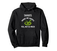 Camiseta Snakes Make Me Happy, You Not So Much Snake Sudadera con Capucha