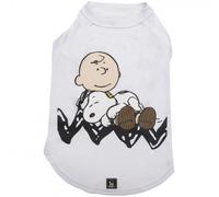Camiseta Snoopy durmiendo para perro - Blanca - Tamaño: L