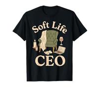 Camiseta Soft Life CEO Self Care para aquellos que aman la relajación Camiseta