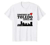 Camiseta Somebody In Toledo Loves Me Camiseta