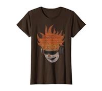Camiseta Sonar Electronic Music Festival Barcelona Art Dance Food Camiseta, Mujer, Marrón, XS