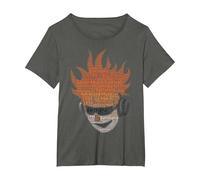 Camiseta Sonar Electronic Music Festival Barcelona Art Dance Food Camiseta, Mujer Tallas Grandes, Asfalto, 1XL Grande