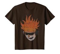 Camiseta Sonar Electronic Music Festival Barcelona Art Dance Food Camiseta, Niños, Marrón, 10 años