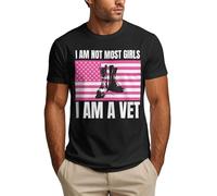 Camiseta Soy la mayoría de Las Chicas, Soy una veterana para Mujer, Camiseta del Día de los Veteranos