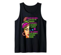 Camiseta Soy Una Reina Nacida En Mayo con Tres Lados Camiseta sin Mangas