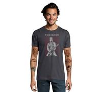Camiseta Springsteen The Boss Rock música Concierto (FR/ES, Letras, M, Regular, Regular, Gris)
