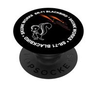 Camiseta SR-71 Blackbird Skunk Works Blackbird PopSockets PopGrip Adhesivo