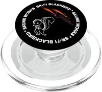 Camiseta SR-71 Blackbird Skunk Works Blackbird PopSockets PopGrip para MagSafe