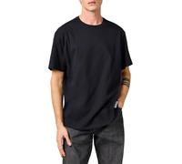 Wrangler SS Solid tee Camiseta, Negro, L Hombres