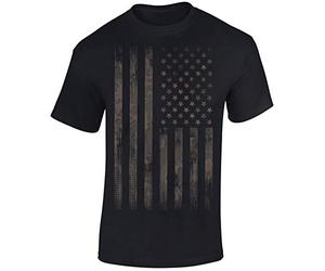 Camiseta: Stars and Stripes Estilo Camo - Bandera USA T-Shirt - Regalo Hombre-s y Mujer-es - Estados Unidos de América - United States - Bike-r Rock Motero Chopper - Army Camouflage (M)