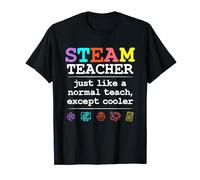 Camiseta STEAM Teacher Cooler Than Normal Educator Science G amiseta