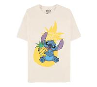 Disney Lilo Pineapple Stitch-Short Sleeved T-Shirt-XL, White (Importación USA)