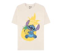 Disney Lilo Pineapple Stitch-Short Sleeved T-Shirt-XL, White (Importación USA)