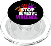 Camiseta Stop Domestic Violence - Conciencia sobre la Violencia Doméstica PopSockets PopGrip para MagSafe
