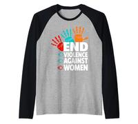 Camiseta Stop Violence Against Women Camiseta Manga Raglan