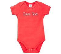 Camiseta stown Baby Body individualmente provista de tu texto a elegir, größe3 - 24 Meses rojo rojo Talla:80