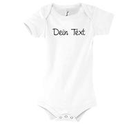 Camiseta stown Baby Body individualmente provista de tu texto a elegir, größe3 - 24 Meses Weiß Talla:80